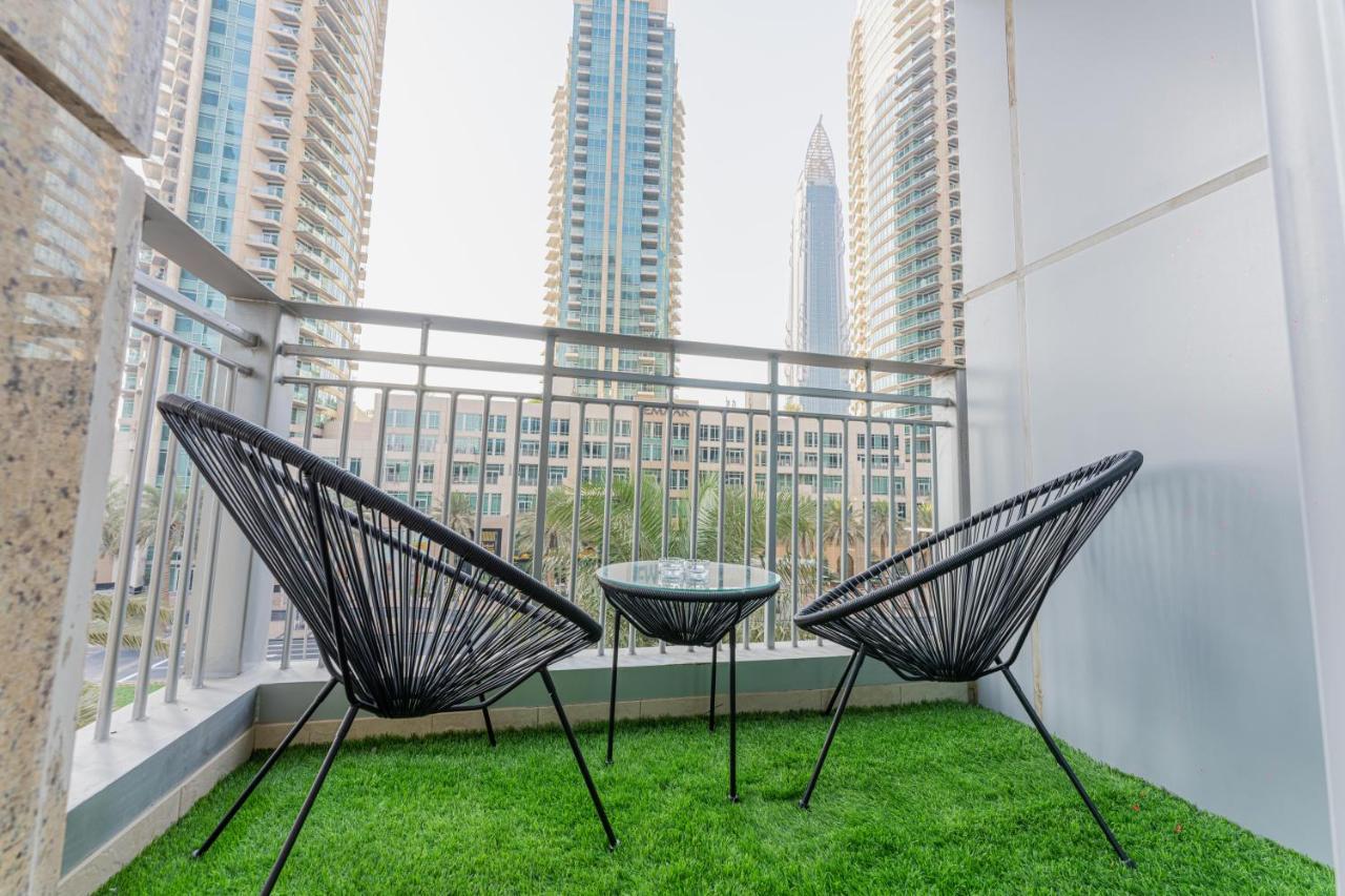 First Class Studio With Dubai Downtown Boulevard View Apartamento Exterior foto